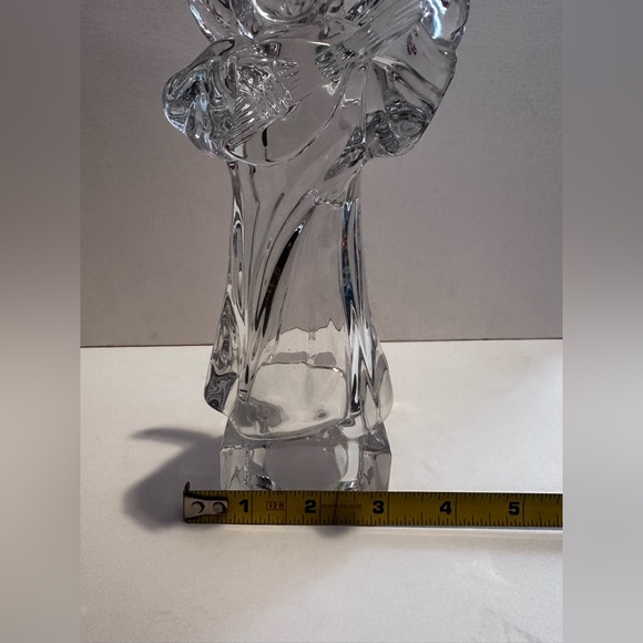 Crystal Mandolin Angel Very Heavy Like New, No Box Brand Unknown, - Picture 6 of 6